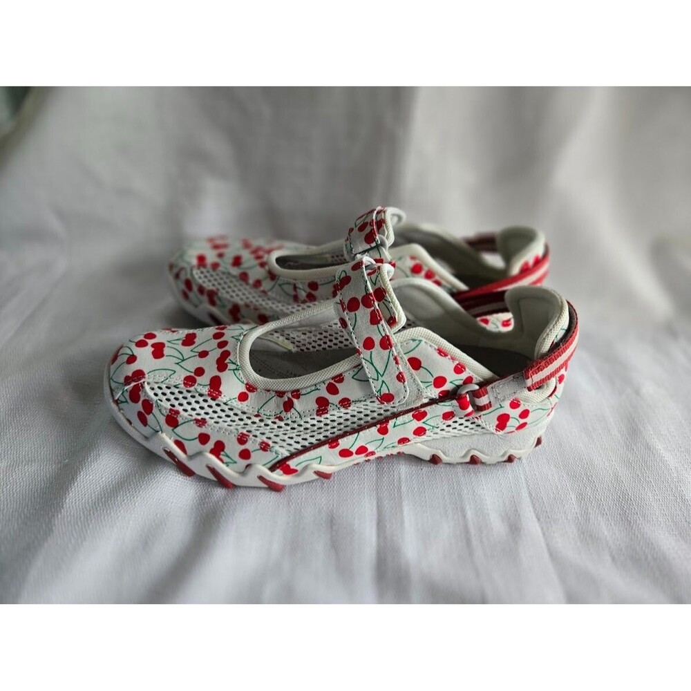 Allrounder By Mephisto Niro Mary Jane Flat Sneaker - Cherries - Womens Size 9